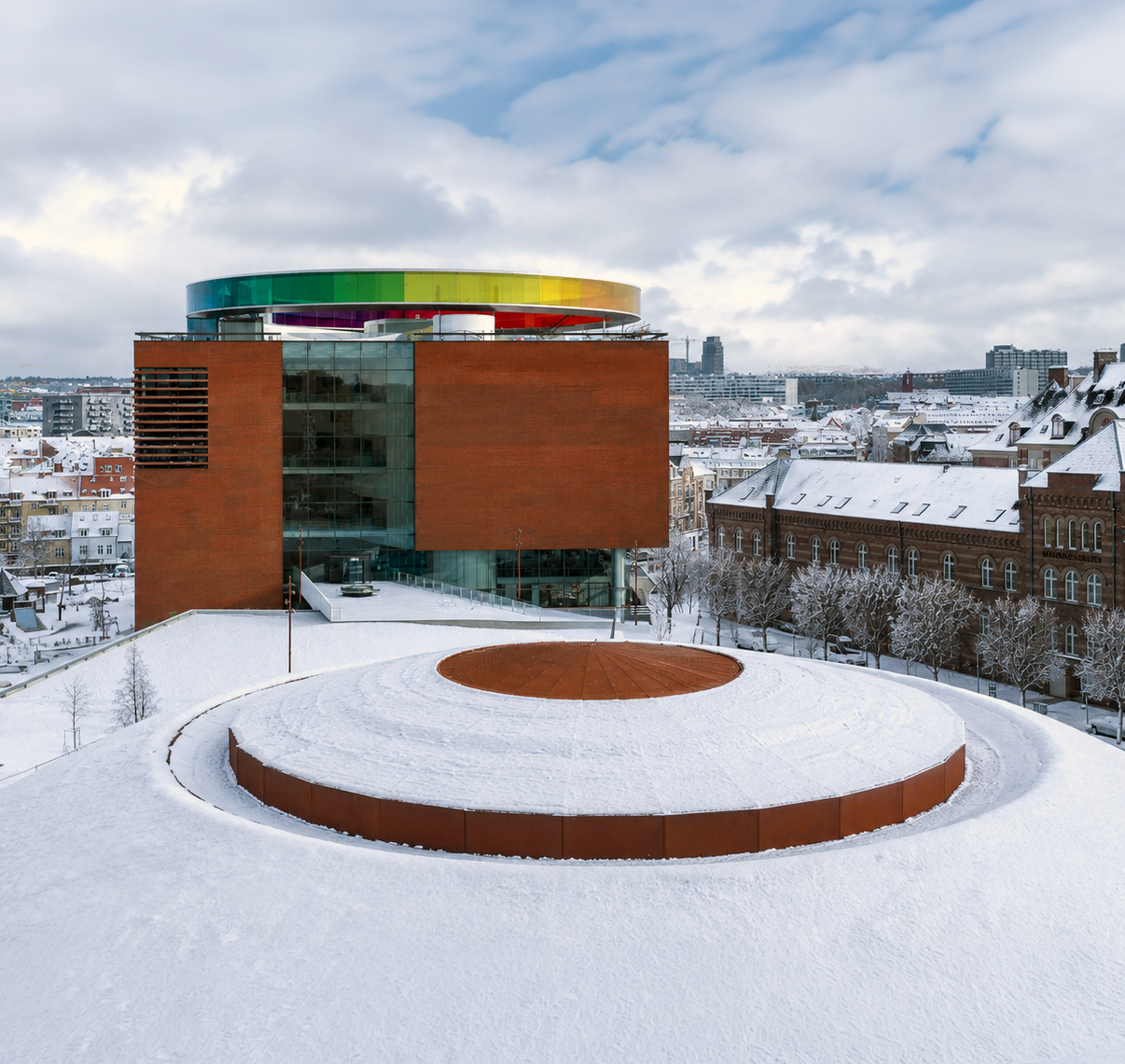 “The Dome” ved ARoS holdes snefri med special designet varmesystem